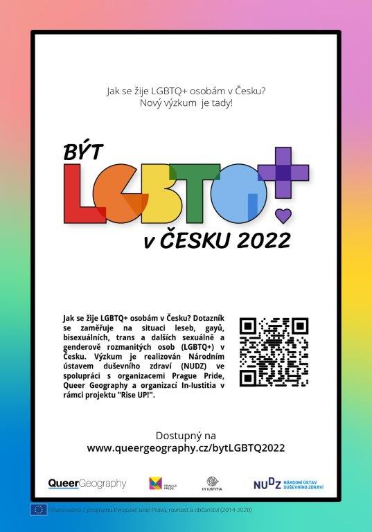 Zapojte se do nové studie Být LGBTQ+ v Česku 2022